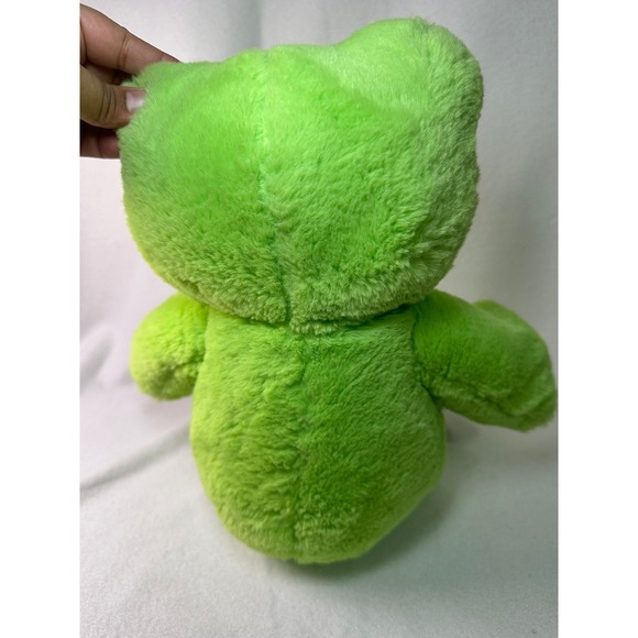 Build-A-Bear Workshop Spring Green Frog Plush Stuffed Animal 16 Inch Lime Green - Picture 5 of 8